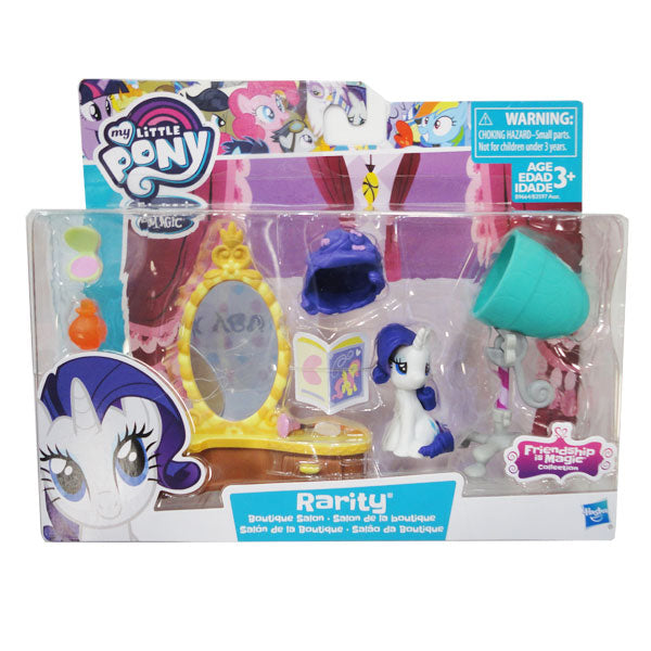 Mon Petit Poney L'amitié est magique Rarity Boutique Salon
