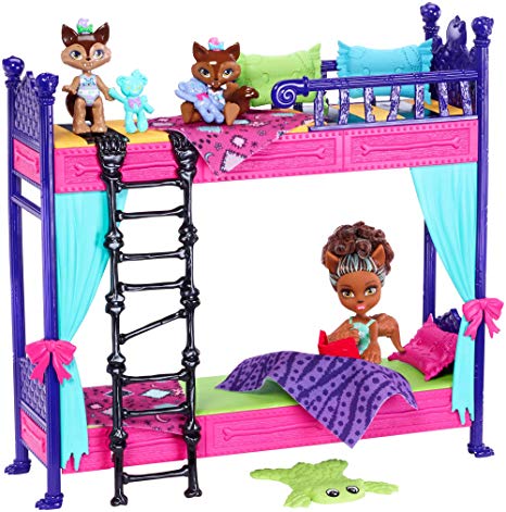 Monster High Monster Family Wolf Lit superposé avec poupées