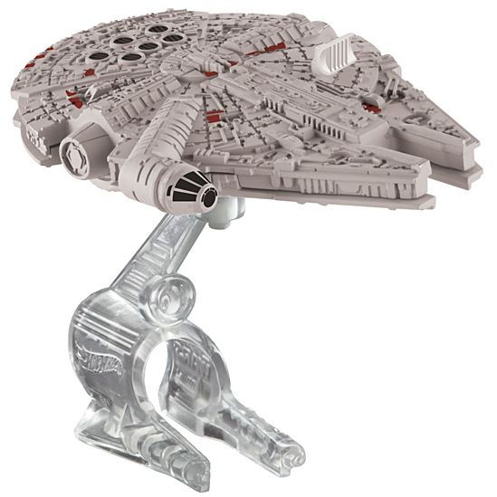 Vaisseau spatial Hot Wheels Star Wars Le Réveil de la Force, véhicule moulé sous pression Millennium Falcon