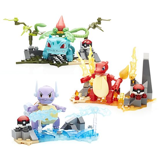 Coffret cadeau Mega Construx Pokémon, figurines et environnements à construire