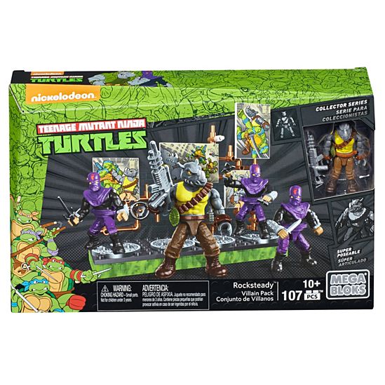Pack de méchants Rocksteady des Tortues Ninja de Mega Bloks