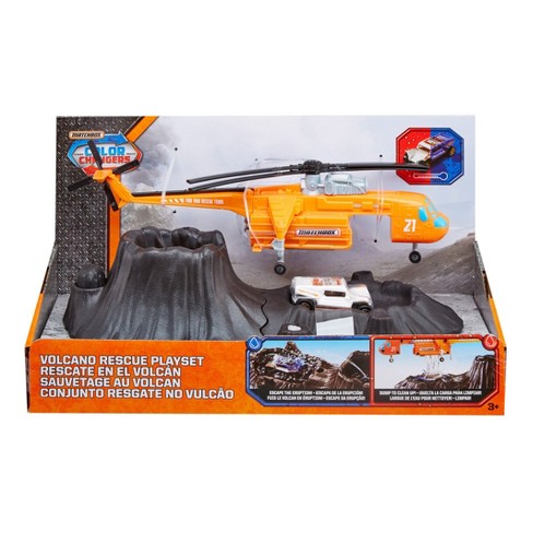 Coffret de jeu Matchbox Volcano Rescue