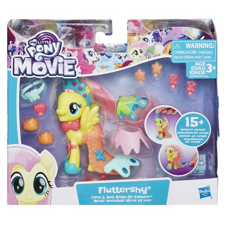 Mon Petit Poney le Film Fluttershy Terre et Mer Snap-On Mode