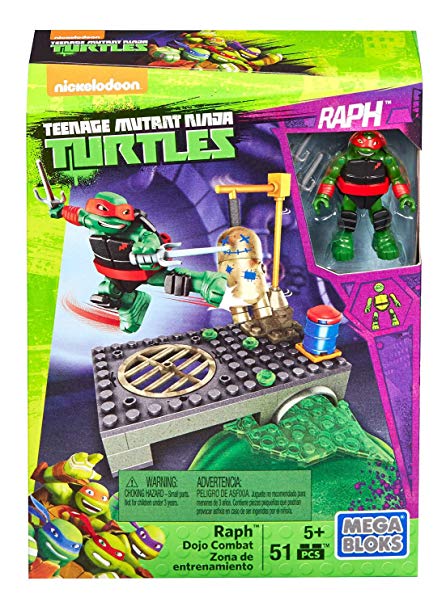 Coffret de combat Dojo Raph des Tortues Ninja de Mega Bloks