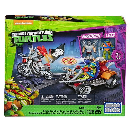 Mega Bloks Tortues Ninja Leo Shredder Showdown