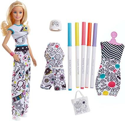 Barbie Crayola Color-In Modepuppe und Mode