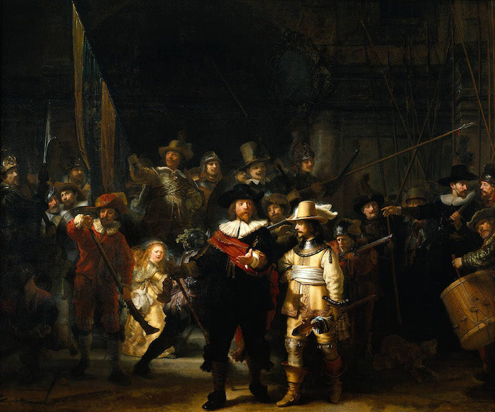 LA MONTRE DE NUIT REMBRANDT VAN RIJN