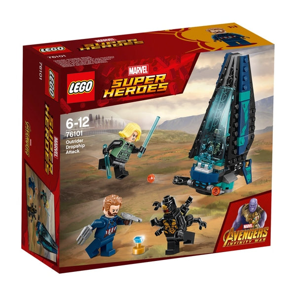 Ensemble d'attaque du vaisseau Outrider Lego Marvel Super Heroes Avengers Infinity War