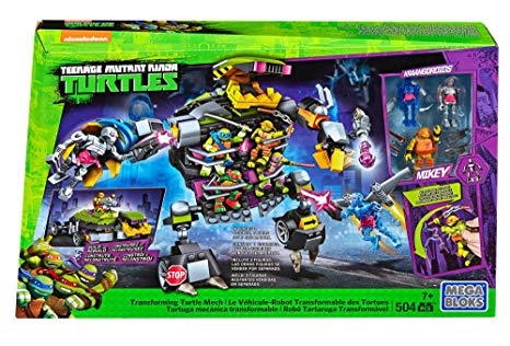Mega Bloks Tortues Ninja Transformables Robot Tortue