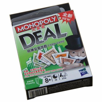 Ensemble de cartes Uno et Monopoly Deal, nouveau jeu