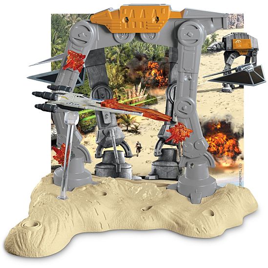 Assortiment de scènes de bataille de vaisseaux spatiaux Hot Wheels Star Wars