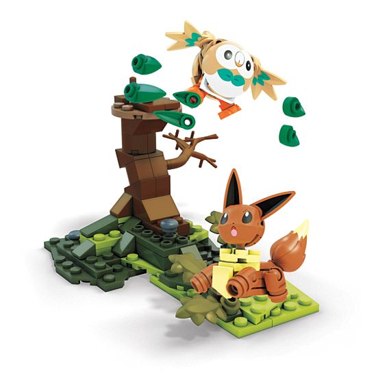 Roulette Pokémon Mega Construx contre Évoli
