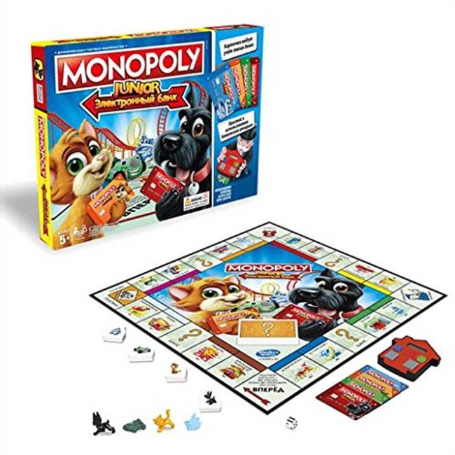 Jeu de banque électronique Monopoly Junior de Hasbro Gaming