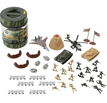 Coffret de jeu True Heroes Army dans un seau
