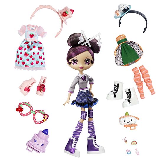 Poupée de mode musicale Kuu Kuu Harajuku avec coffret cadeau de mode