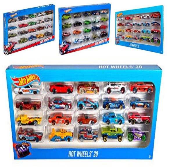 Pack de 20 voitures Hot Wheels
