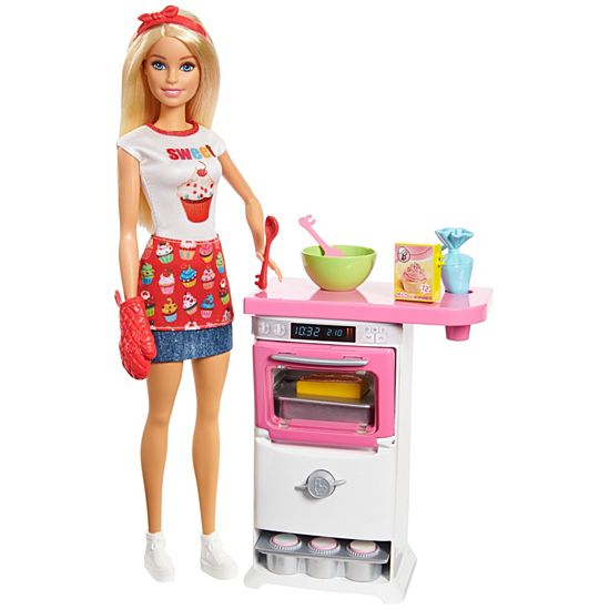 Poupée Barbie Bakery Chef et coffret de jeu