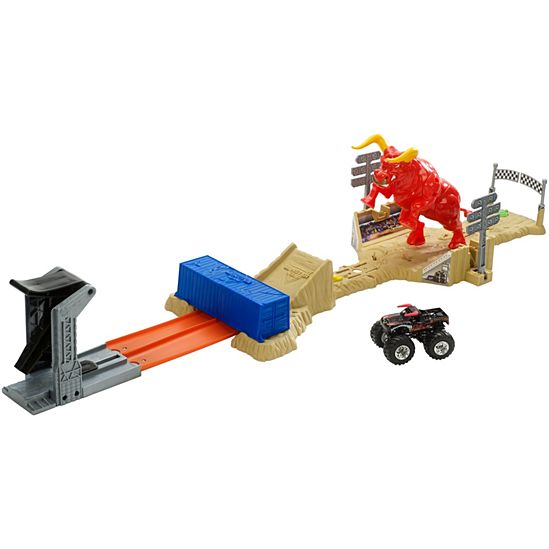 Coffret de jeu Hot Wheels Monster Jam El Toro Loco Showdown