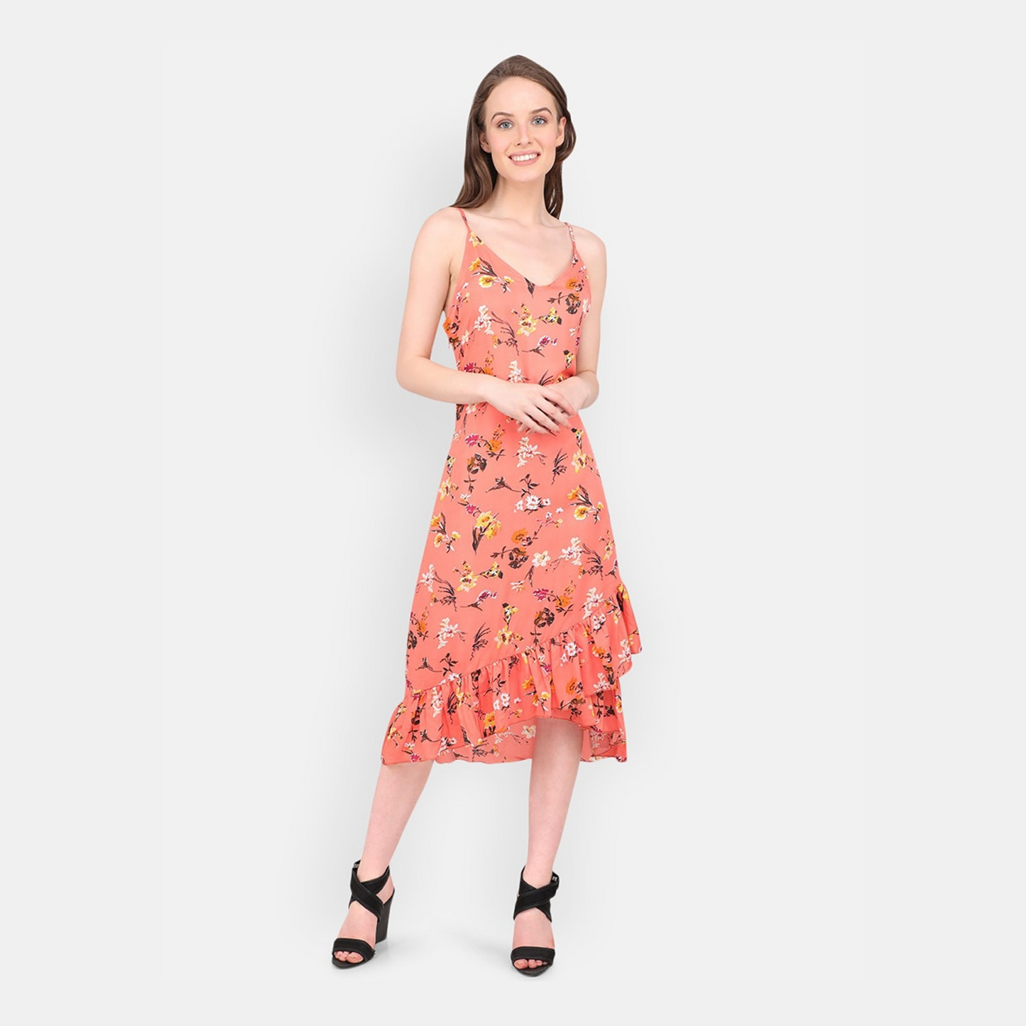 Women's High Low Floral Dress