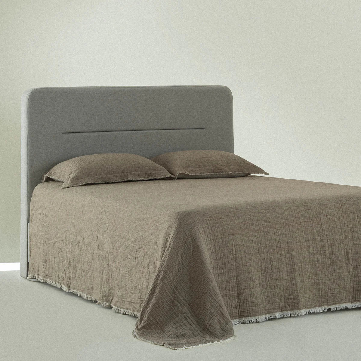Muna Organic Cotton Double Bedspread Set Inject Green-Terra