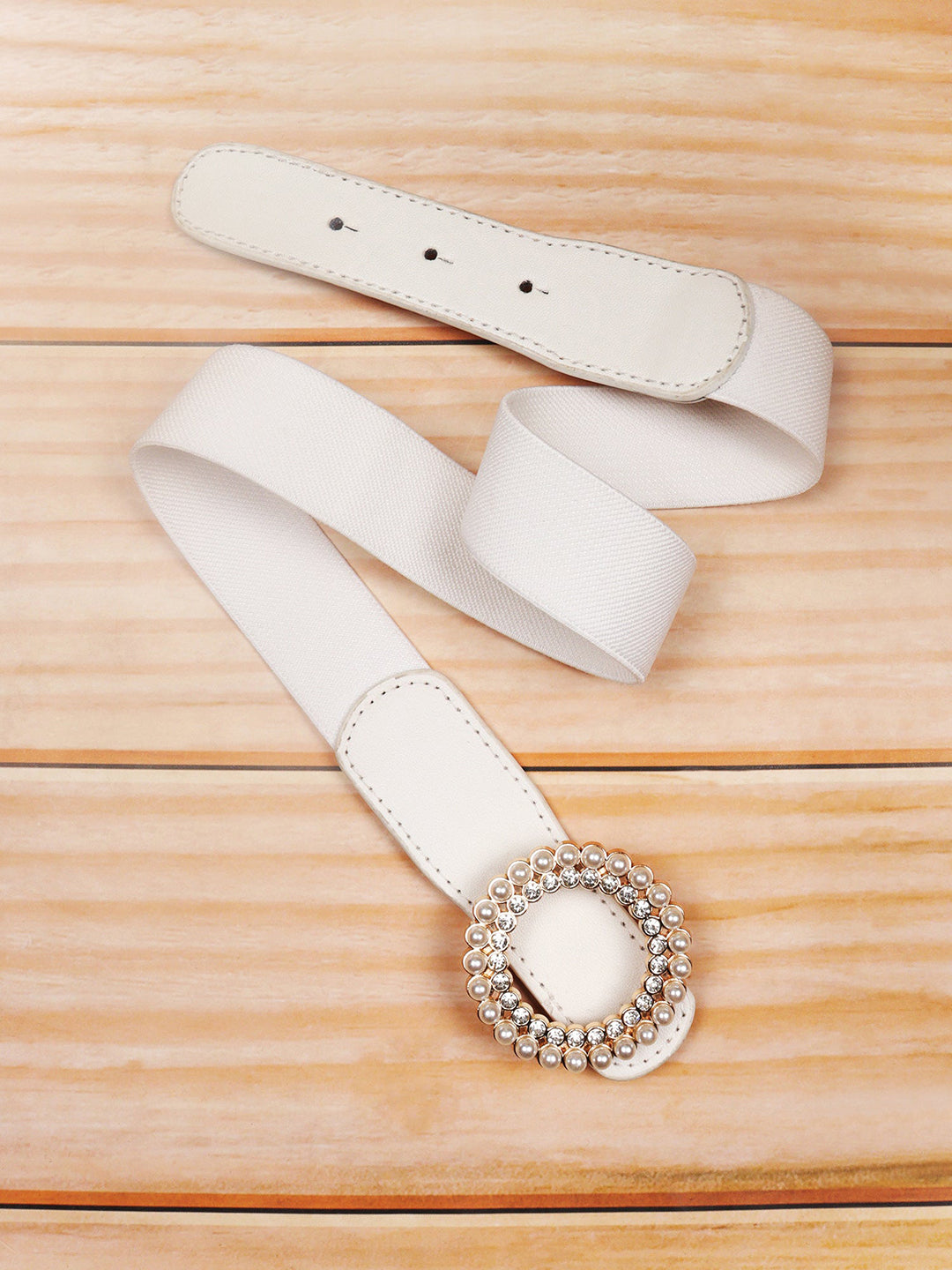 Diamond & Pearl Embellished Belt