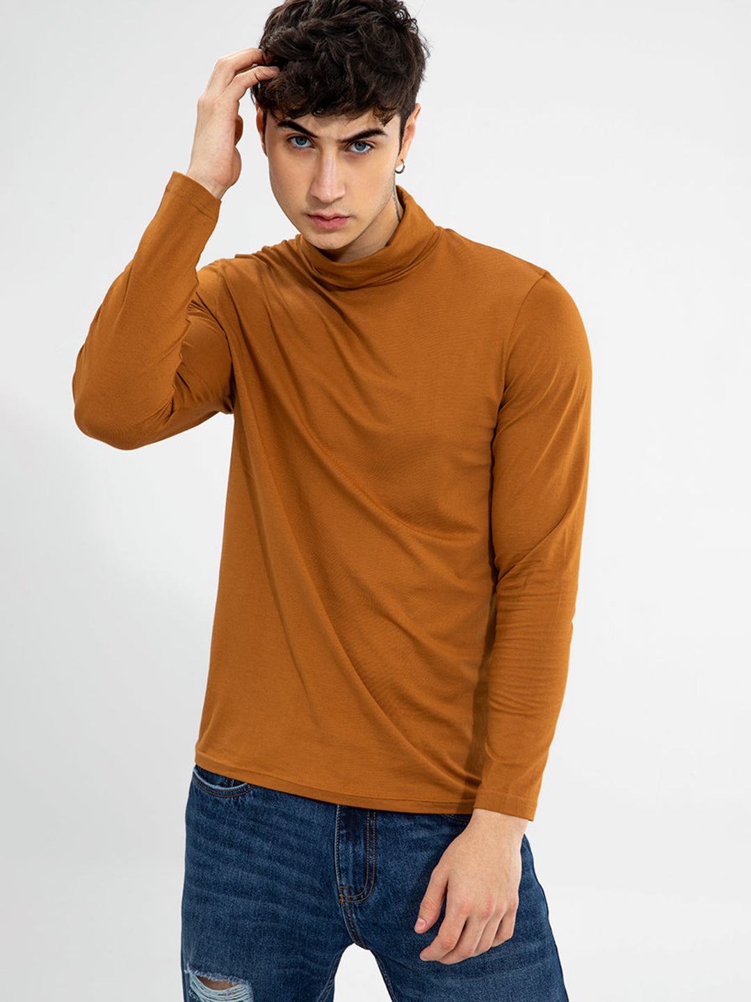 High Neck T-Shirt