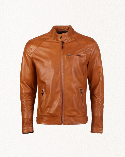 Men's Brown Leather Jacket